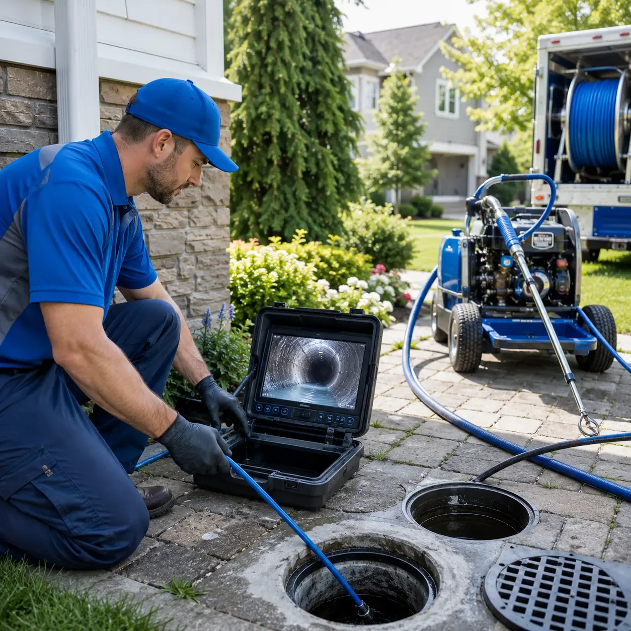 Outdoor drain cleaning professionals serving Clinton, WI